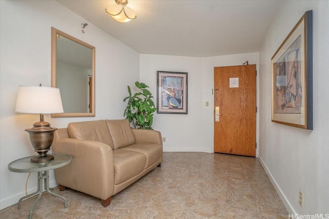 1088 Bishop St Unit 3706, Honolulu, HI 96813 - living room with baseboards
