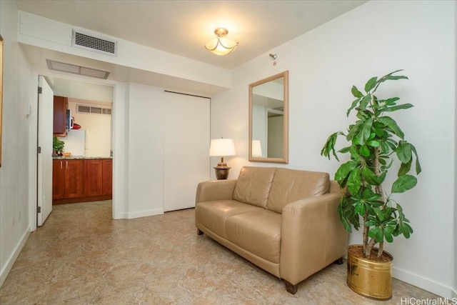 1088 Bishop St Unit 3706, Honolulu, HI 96813 - living area with baseboards