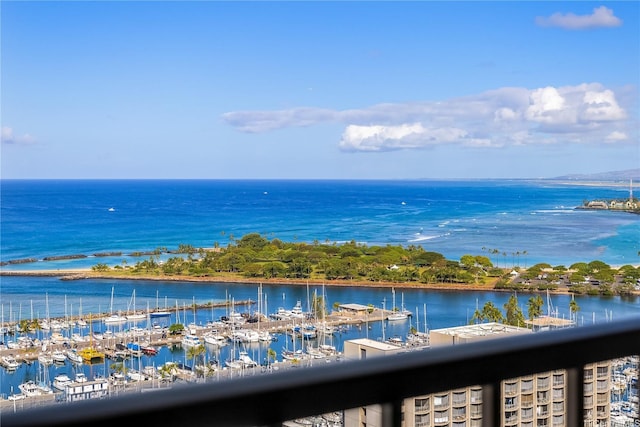 1778 Ala Moana Blvd Unit 3411, Honolulu, HI 96815 - water view featuring numerous boat docks