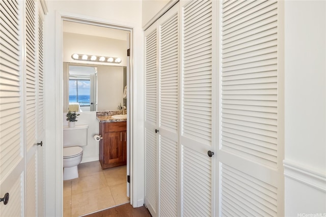 1778 Ala Moana Blvd Unit 3411, Honolulu, HI 96815 - corridor featuring a sink and tile patterned floors