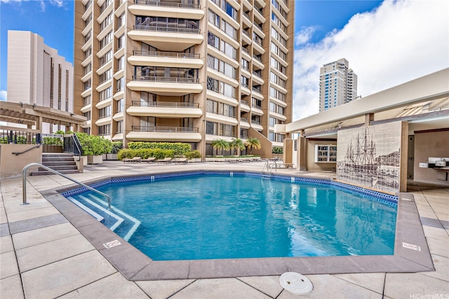 1778 Ala Moana Blvd Unit 3411, Honolulu, HI 96815 - community pool featuring a patio