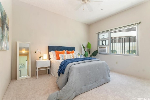 3009 Ala Makahala Pl Unit 102, Honolulu, HI 96818 - carpeted bedroom with cooling unit and a ceiling fan