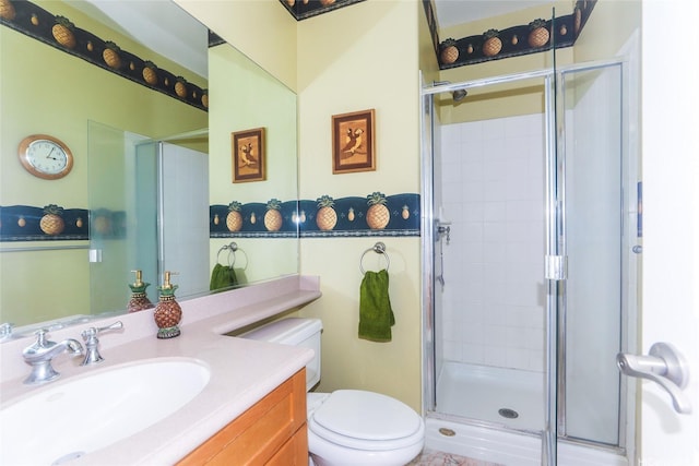 91-1027 Kaikoele St, Ewa Beach, HI 96706 - bathroom featuring a shower stall, toilet, and vanity