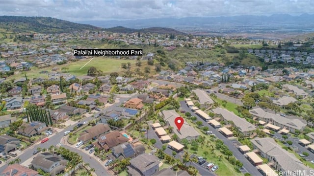 92-1226 Palahia St Unit Cc105, Kapolei, HI 96707 - aerial view of property's location featuring mountains and nearby suburban area