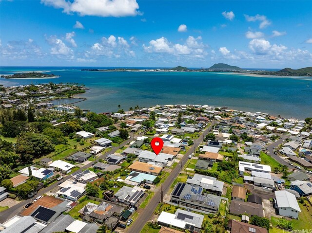 45-333 Mahalani St, Kaneohe, HI 96744 - aerial view of residential area featuring a nearby body of water