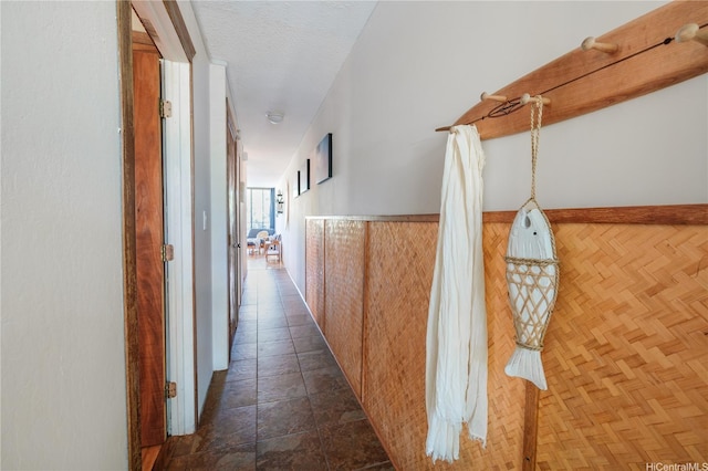 corridor with baseboards
