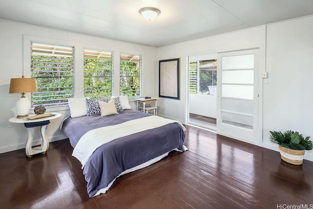 2023 Round Top Dr, Honolulu, HI 96822 - bedroom featuring baseboards and hardwood / wood-style flooring