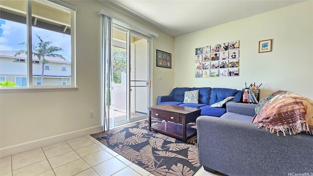 92-1490 Aliinui Dr Unit 803, Kapolei, HI 96707 - tiled living area featuring baseboards