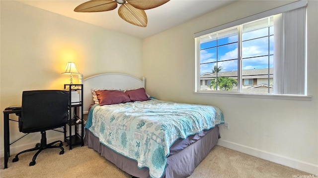 92-1490 Aliinui Dr Unit 803, Kapolei, HI 96707 - carpeted bedroom featuring baseboards and ceiling fan