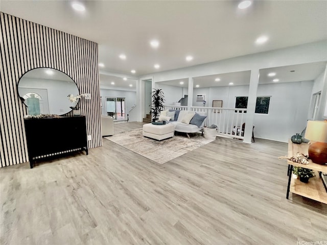87-224 Laulele St, Waianae, HI 96792 - living room with wood finished floors and recessed lighting