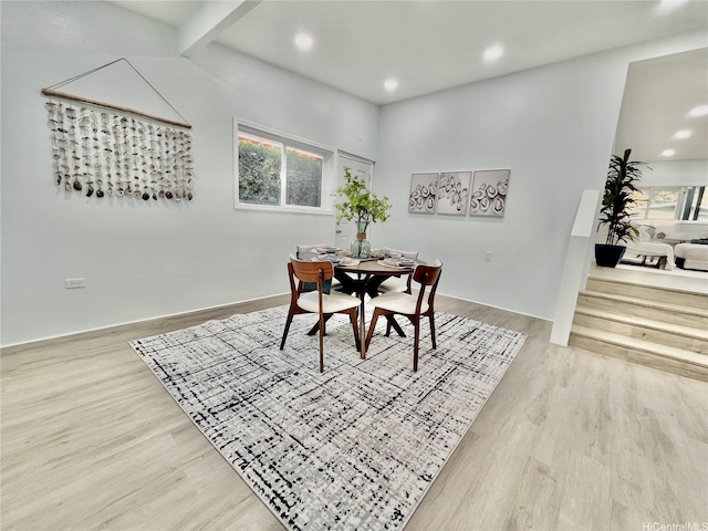 87-224 Laulele St, Waianae, HI 96792 - dining room featuring wood finished floors, recessed lighting, and baseboards