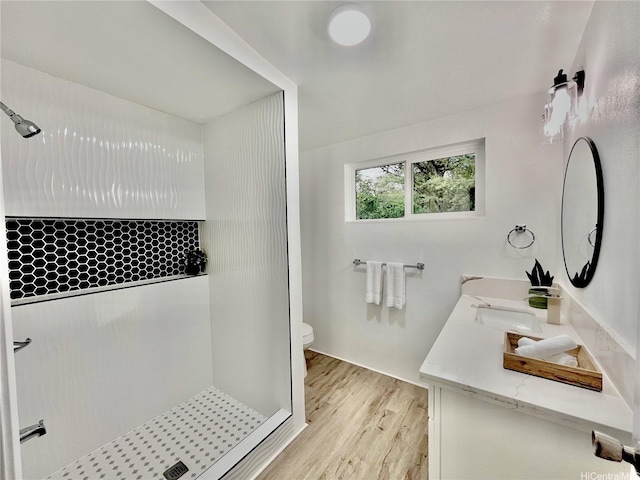 87-224 Laulele St, Waianae, HI 96792 - full bath with a shower, wood finished floors, double vanity, and toilet