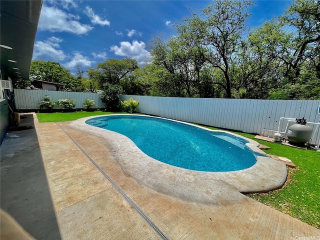 87-224 Laulele St, Waianae, HI 96792 - view of pool featuring a fenced backyard and a patio