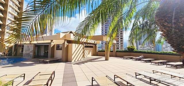 1778 Ala Moana Blvd Unit 2506, Honolulu, HI 96815 - view of patio with a community pool