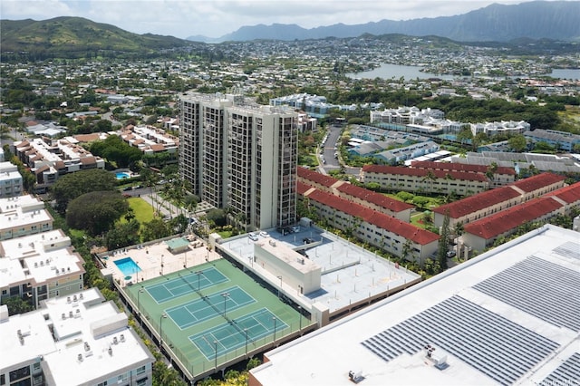 322 Aoloa St Unit 1403, Kailua, HI 96734 - aerial view of a mountain backdrop