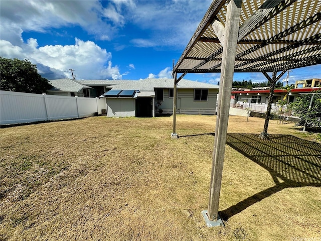 45-510 Pahia Rd, Kaneohe, HI 96744 - view of yard featuring a pergola