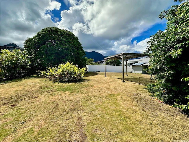 45-510 Pahia Rd, Kaneohe, HI 96744 - view of yard featuring a mountain view