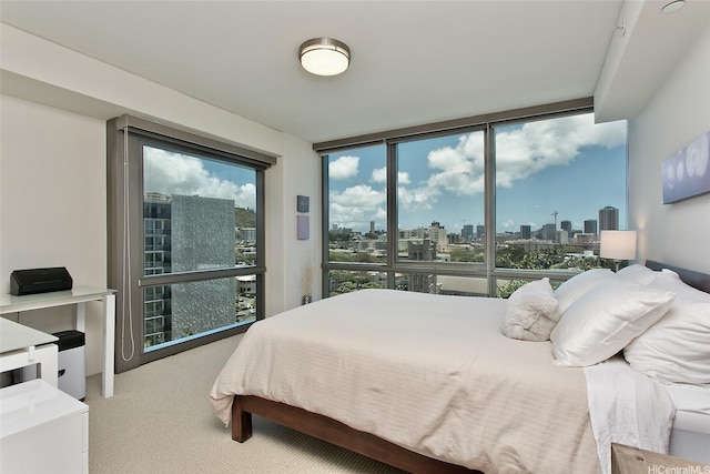 1200 Queen Emma St Unit 1104, Honolulu, HI 96813 - carpeted bedroom with a view of skyline