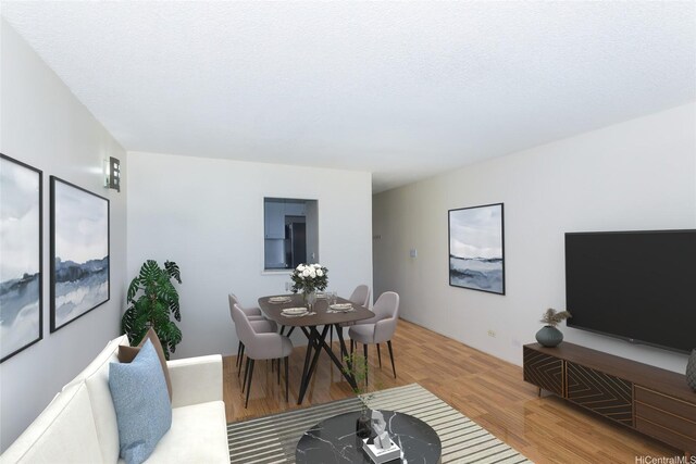 98-1038 Moanalua Rd Unit 1905, Aiea, HI 96701 - dining space with wood finished floors