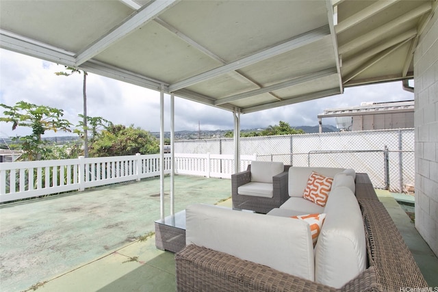 1548 Piikea St, Honolulu, HI 96818 - view of patio / terrace with an outdoor living space