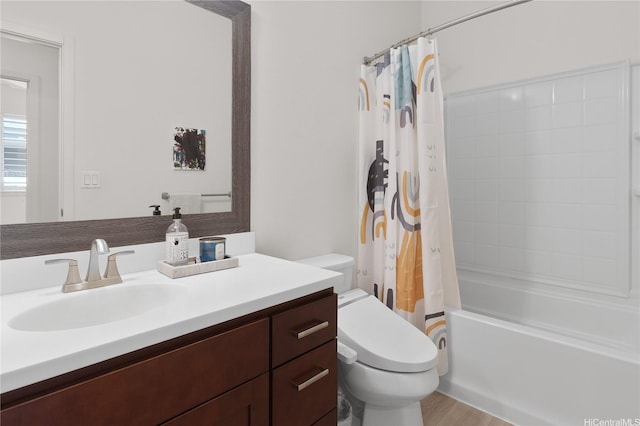 91-1139 Iliahialoe Loop, Ewa Beach, HI 96706 - full bath featuring vanity, toilet, shower / bath combo, and wood finished floors