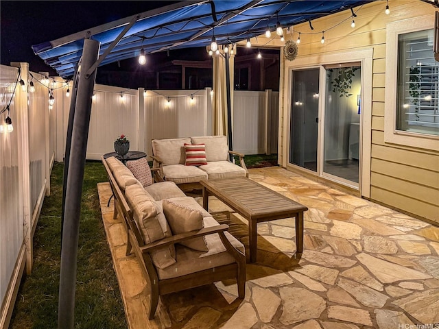 91-1139 Iliahialoe Loop, Ewa Beach, HI 96706 - patio at twilight featuring a patio area and an outdoor hangout area