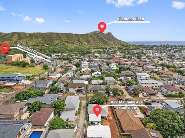 3622 Maunalei Ave, Honolulu, HI 96816 - aerial view of residential area