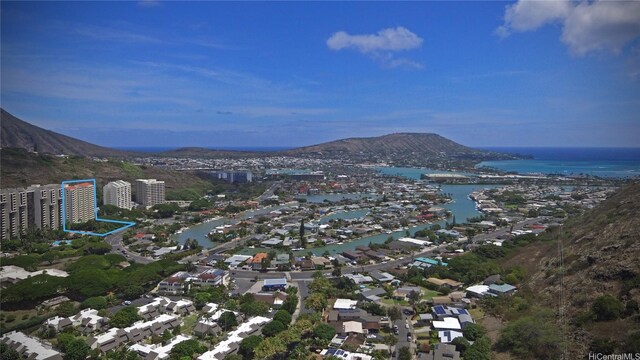 6710 Hawaii Kai Dr Unit 508, Honolulu, HI 96825 - view of property location featuring a water and mountain view