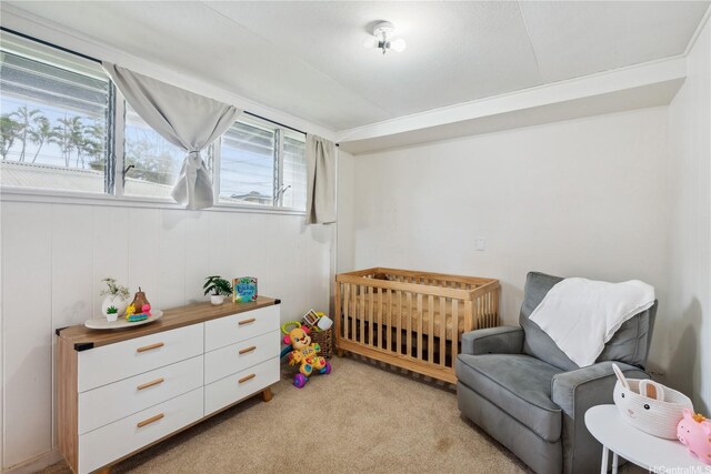 18 Dole Rd, Wahiawa, HI 96786 - bedroom with light carpet and a nursery area