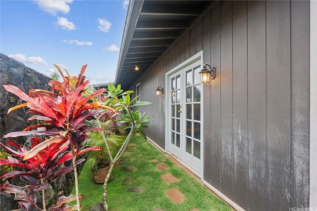 18 Dole Rd, Wahiawa, HI 96786 - view of yard with french doors