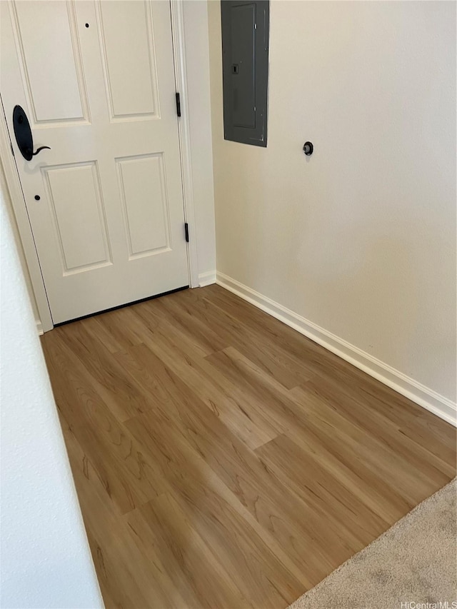 520 Lunalilo Home Rd Unit 7414, Honolulu, HI 96825 - spare room with electric panel, baseboards, and wood finished floors
