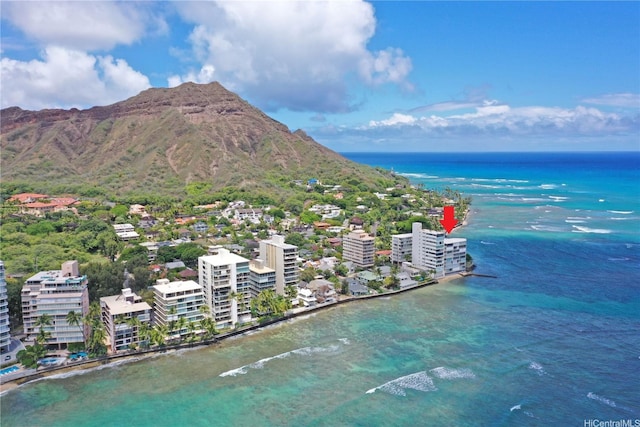 2801 Coconut Ave Unit 2G, Honolulu, HI 96815 - bird's eye view of a nearby body of water