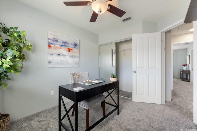 91-2125 Kaioli St Unit 3104, Ewa Beach, HI 96706 - office featuring carpet and a ceiling fan
