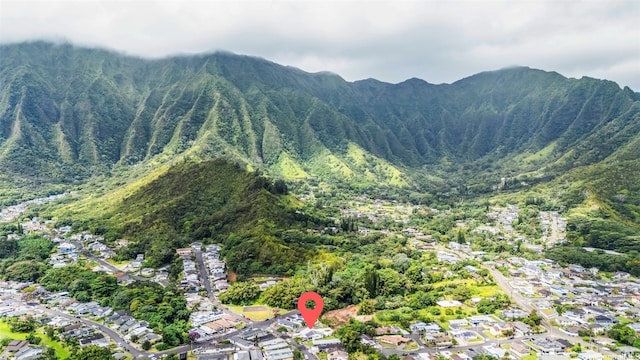 47-599 Alawiki St, Kaneohe, HI 96744 - view of mountain backdrop with a forest and nearby suburban area