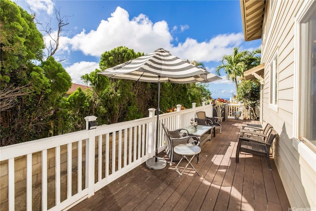 92-7049 Elele St Unit 29, Kapolei, HI 96707 - view of wooden deck