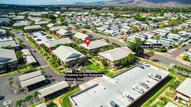 91-1180 Mikohu St Unit 41U, Ewa Beach, HI 96706 - aerial perspective of suburban area with a mountainous background