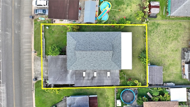 41-532 Kumuhau St, Waimanalo, HI 96795 - aerial view of property and surrounding area with property boundaries highlighted