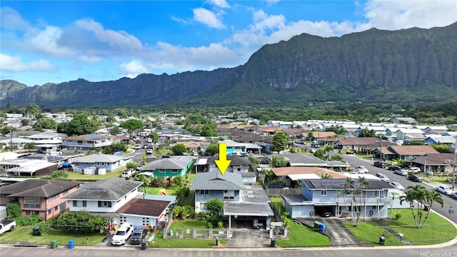 41-532 Kumuhau St, Waimanalo, HI 96795 - aerial view of residential area featuring mountains