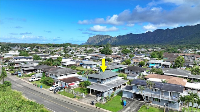 41-532 Kumuhau St, Waimanalo, HI 96795 - aerial view of residential area featuring a mountain backdrop