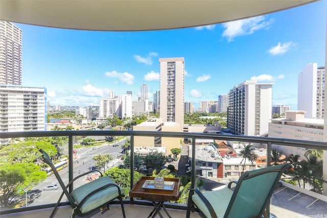 1837 Kalakaua Ave Unit 1102, Honolulu, HI 96815 - balcony featuring a view of skyline
