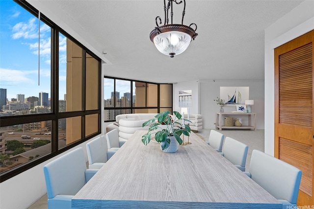 1040 Lunalilo St Unit 706, Honolulu, HI 96822 - dining space featuring a view of skyline