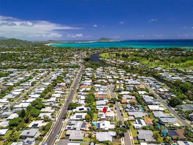 622 Pamaele St, Kailua, HI 96734 - aerial view of residential area with a nearby body of water