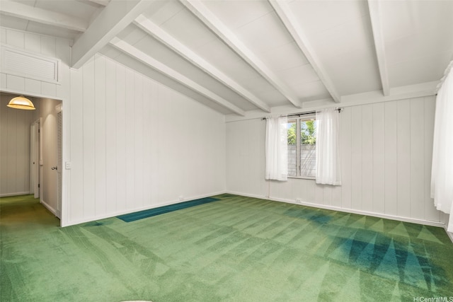 622 Pamaele St, Kailua, HI 96734 - spare room with carpet floors and wood walls
