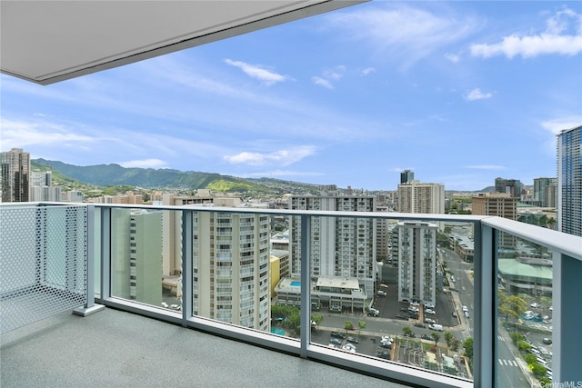 629 Keeaumoku St Unit 2103, Honolulu, HI 96814 - balcony with a city view and a mountain view