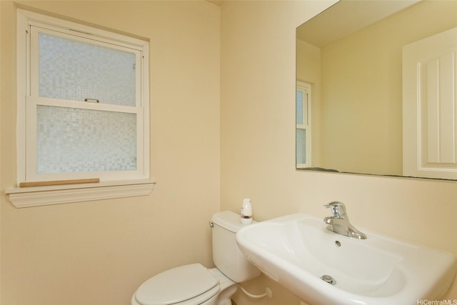 87-2233 Pakeke St, Waianae, HI 96792 - half bath featuring a sink and toilet