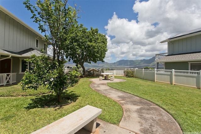 87-2233 Pakeke St, Waianae, HI 96792 - view of home's community featuring a mountain view and a patio