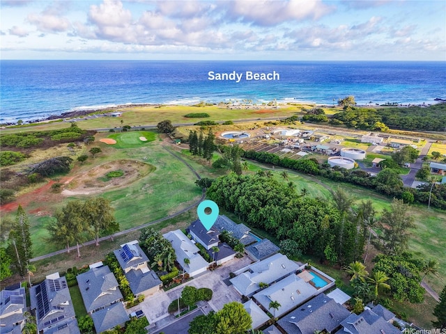 382 Kuanalu Pl, Honolulu, HI 96825 - aerial view of property and surrounding area featuring a large body of water, nearby suburban area, and a golf club