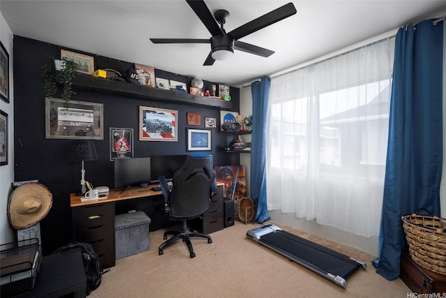 91-422 Makalea St Unit 94, Ewa Beach, HI 96706 - office space featuring carpet and a ceiling fan