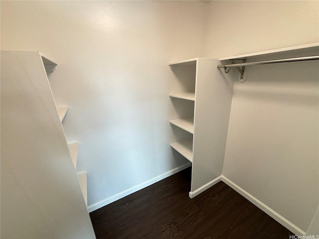 801 S St Unit 1723, Honolulu, HI 96813 - walk in closet with dark wood finished floors