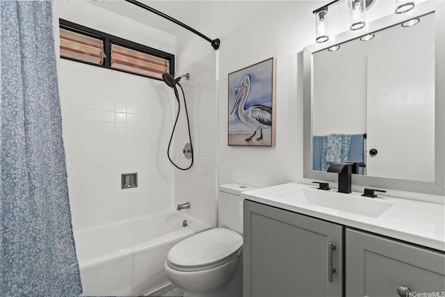 94-265 Anania Dr, Mililani, HI 96789 - full bathroom with shower / bath combo, toilet, and vanity